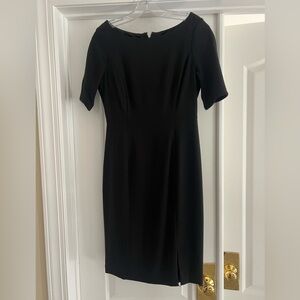 White House Black Market black quarter zip dress